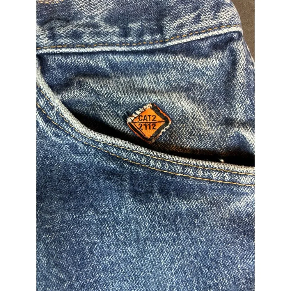 Y2K Vintage Wrangler FR Flame Resistant CAT2 2112 Work Jeans 36x34